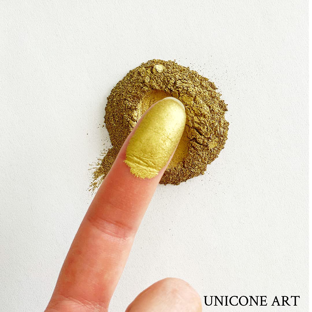 Unicone art Crushed Mica Powder, Pigment Powder for Epoxy Resin