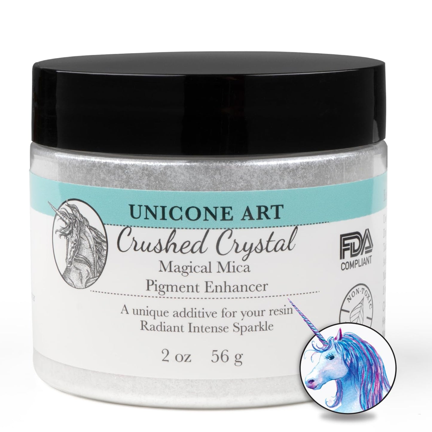 Unicone art Crushed Mica Powder, Pigment Powder for Epoxy Resin