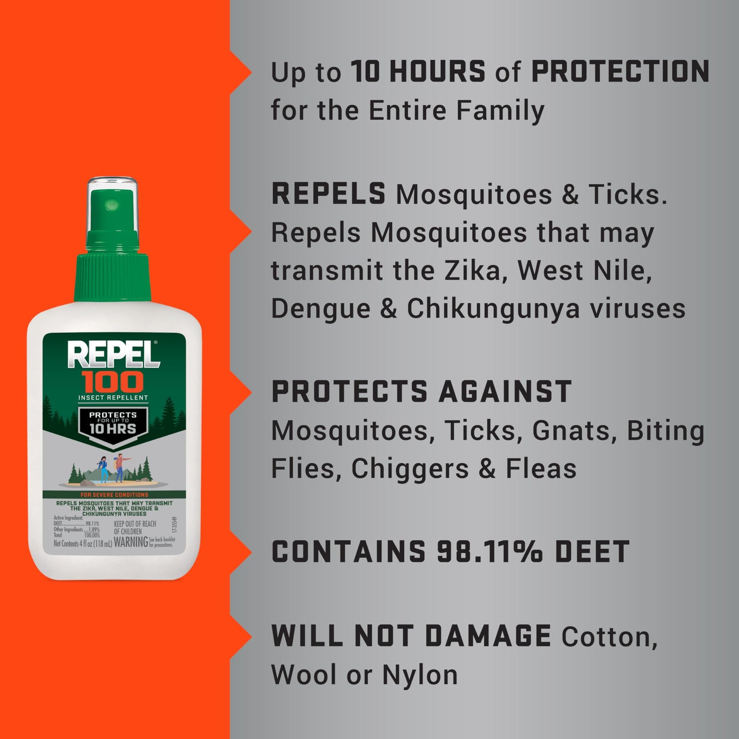 Repel 100 Insect Repellent Pump Spray