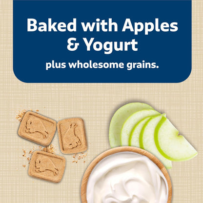 Blue Buffalo Health Bars Oven-Baked with Natural Ingredients, Apples & Yogurt Crunchy Dog Biscuits, 3.5 lbs. - USA IMPORT -