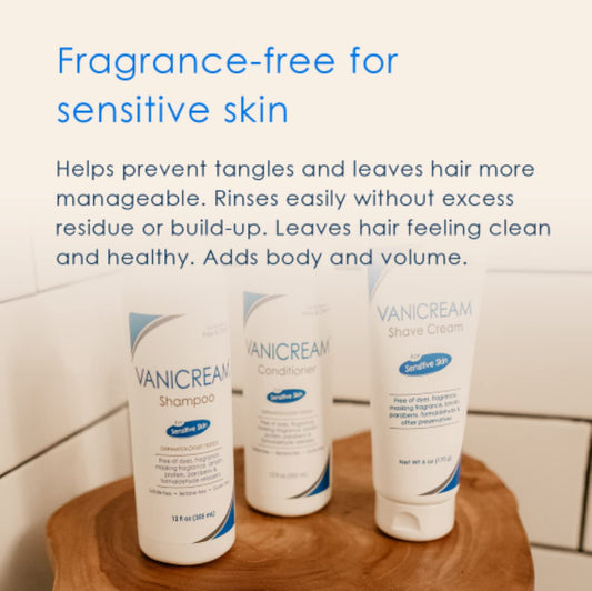 Pharmaceutical Specialties Free and Clear Hair Conditioner for Sensitive Skin, Fragrance Free, 12 oz.
