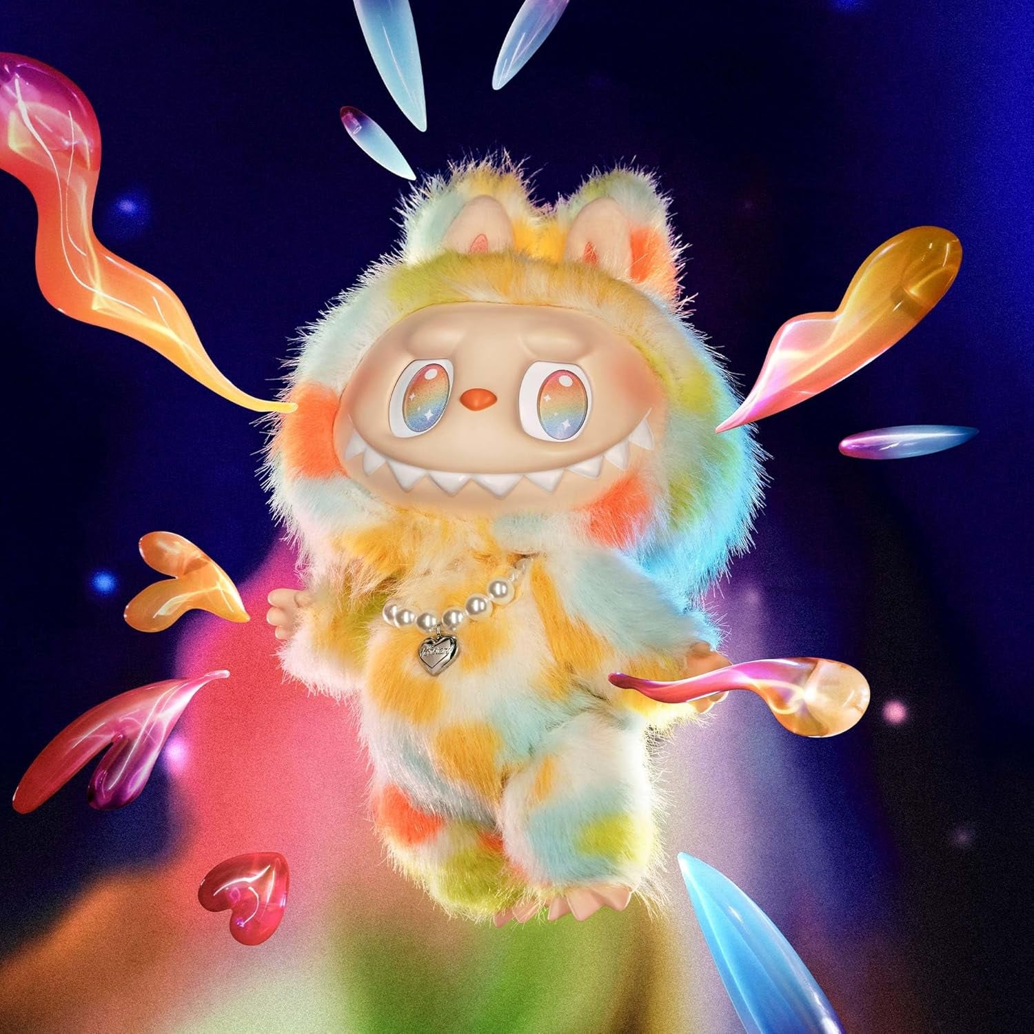 The Monsters Rock The Universe Vinyl Plush Doll, 14.57 inches Height, Toys for Modern Home Decor, Gift for Girlfriend Daughter, 1PC - USA IMPORT -