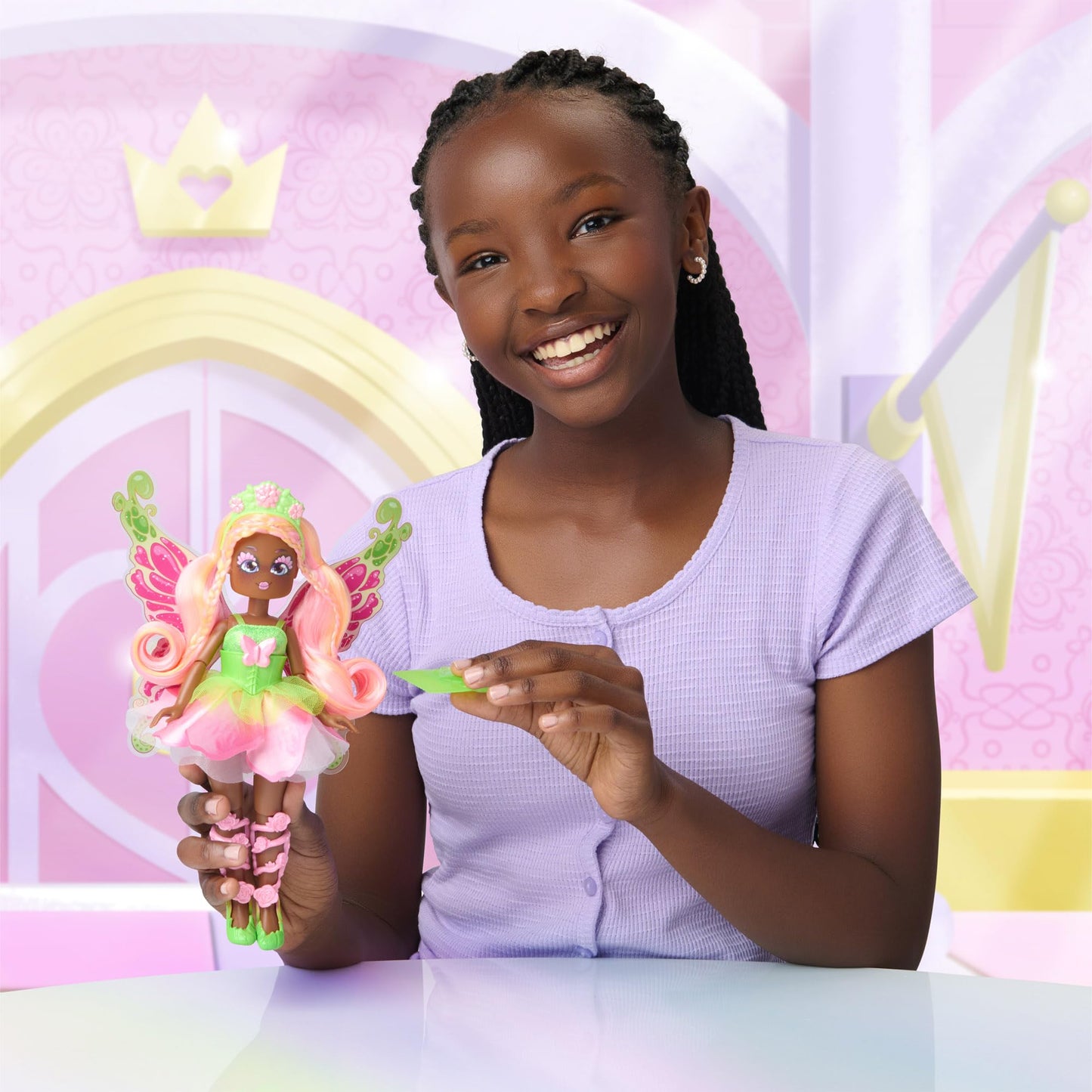 Royale High 9 Inch Posey the Nature Fairy Fashion Doll - Fairy Journal, Comb, and Virtual Item Code Included - Ages 5+