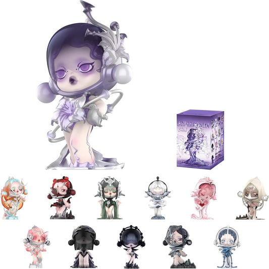 POP MART SKULLPANDA The Sound Series Figures, SKULLPANDA Blind Box Figures, Random Design Action Figures Collectible Toys Home Decorations, Holiday Birthday Gifts, Single Box - USA IMPORT -