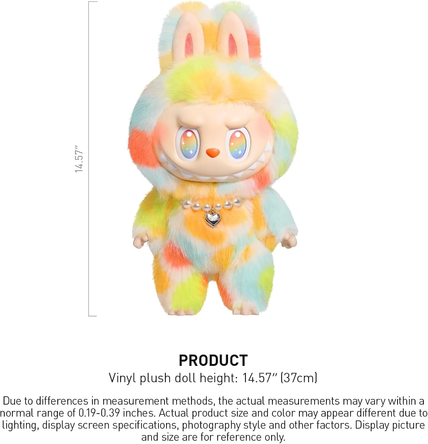 The Monsters Rock The Universe Vinyl Plush Doll, 14.57 inches Height, Toys for Modern Home Decor, Gift for Girlfriend Daughter, 1PC - USA IMPORT -