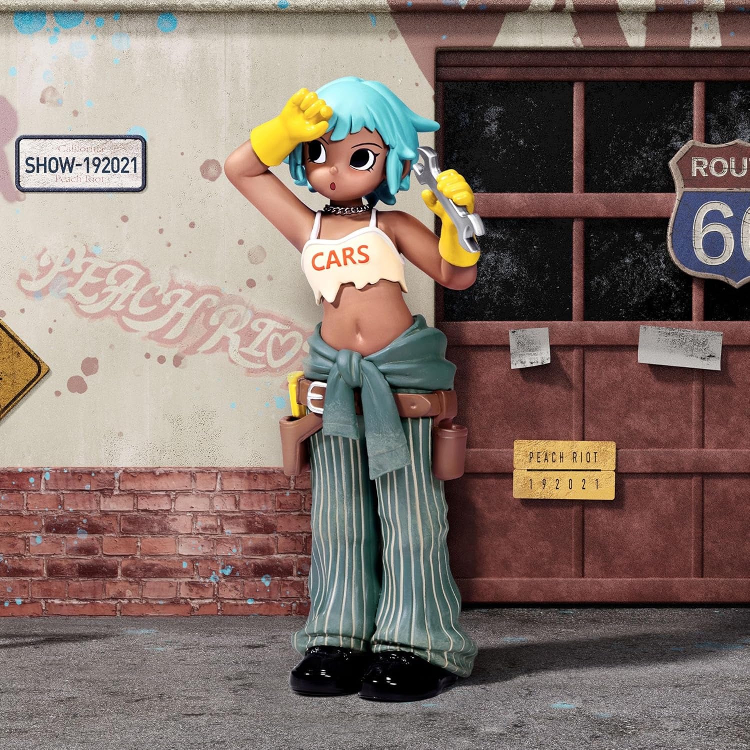 POP MART Peach Riot Rush Hour Series Figures Blind Box Figures, Random Design Action Figures Collectible Toys Home Decorations, Holiday Birthday Gifts for Girls and Boys, Single Box - USA IMPORT -