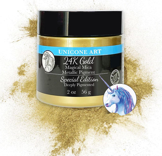 Unicone art Crushed Mica Powder, Pigment Powder for Epoxy Resin