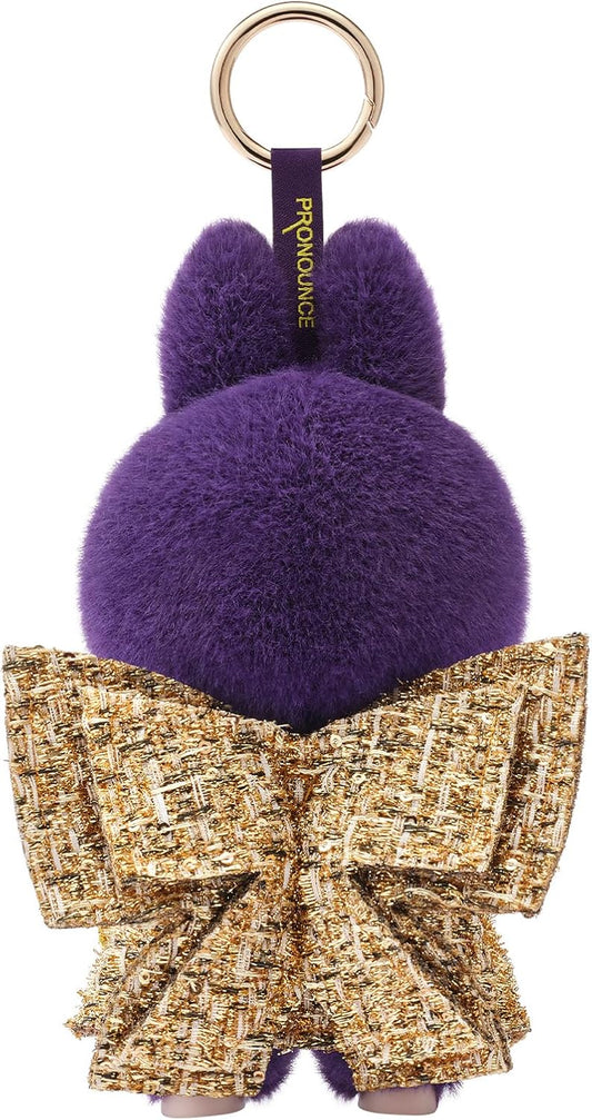 POP MART LABUBU × Pronounce - Wings of Fortune Vinyl Plush Hanging Card,Toys for Modern Home Decor, Collectible Toy Set for Desk Accessories, 1PC - USA IMPORT -