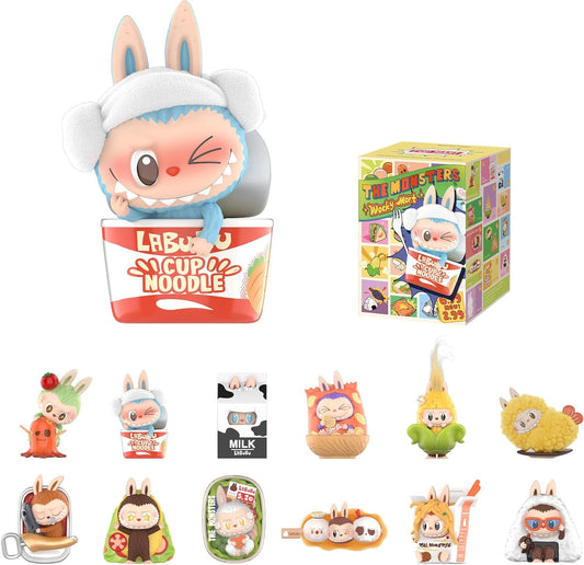 POP MART The Monsters Wacky Mart Series Blind Box Figures, Random Design Action Figures Collectible Toys Home Decorations, Holiday Birthday Gifts for Girls and Boys, Single Box - USA IMPORT -