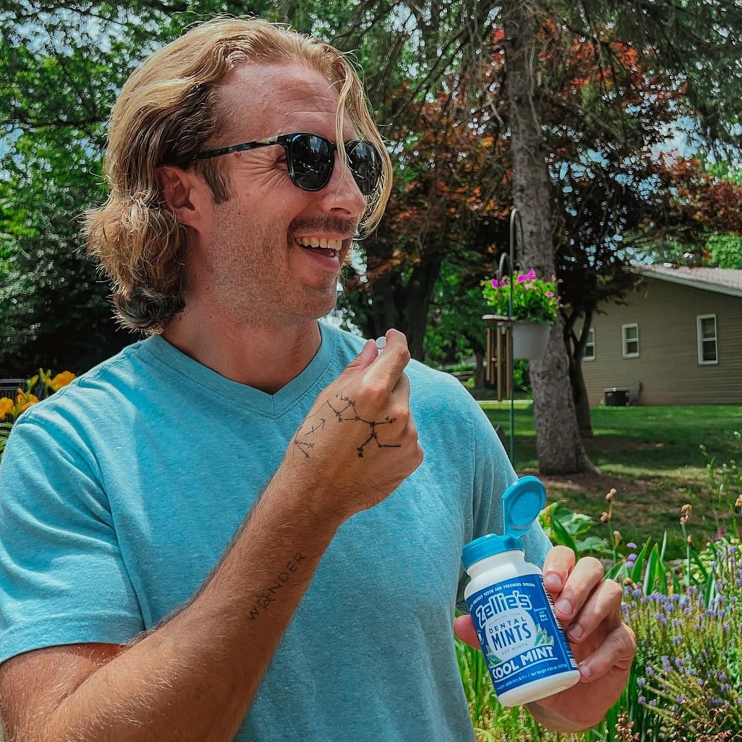 Zellie's | 100% Xylitol Cool Mint Breath Mints | No Aspartame, Gluten Free, Vegan & Kosher (540 Count - Pack of 1) - USA IMPORT -