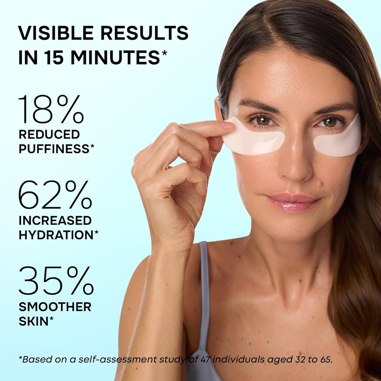 SimplyVital Under Eye Patches – Cooling Collagen & Retinol Gel Pads, 15 Pairs (USA Import)