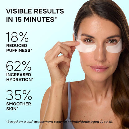 SimplyVital Under Eye Patches – Cooling Collagen & Retinol Gel Pads, 15 Pairs (USA Import)