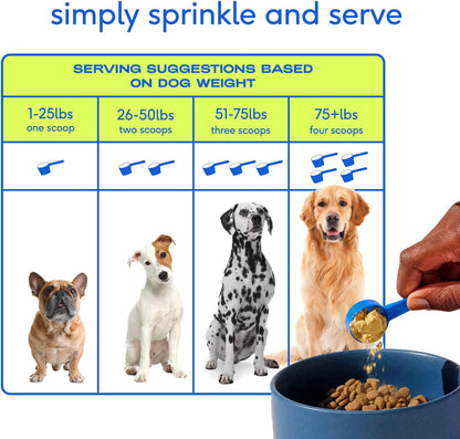 Native Pet Dog Vitamins & Supplements - 11-in-1 Vitamin Powder for Dog Food Topper - Collagen, Glucosamine, Probiotics, Omega & More- Supports Healthy Gut, Mobility & Overall Health - 30 Scoops - USA IMPORT -