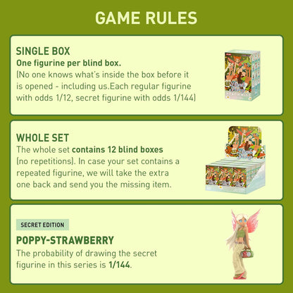 POP MART Peach Riot Punk Fairy Series Figures, Peach Riot Blind Box Figures, Random Design Action Figures Collectible Toys Home Decorations, Holiday Birthday Gifts for Girls and Boys, Single Box - USA IMPORT -