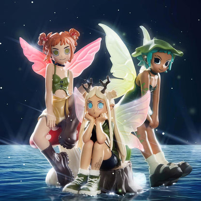 POP MART Peach Riot Punk Fairy Series Figures, Peach Riot Blind Box Figures, Random Design Action Figures Collectible Toys Home Decorations, Holiday Birthday Gifts for Girls and Boys, Single Box - USA IMPORT -